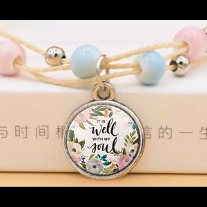 👛Bible Verse Faith Quote Bracelet